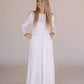 Amelia Temple Dress / Simple Wedding Dress