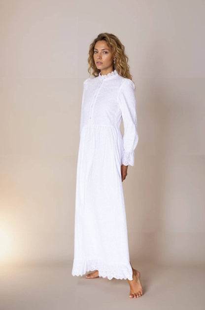 Sariah Temple Dress / Simple Wedding Dress
