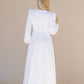 Eris White Temple Dress / Simple Wedding Dress