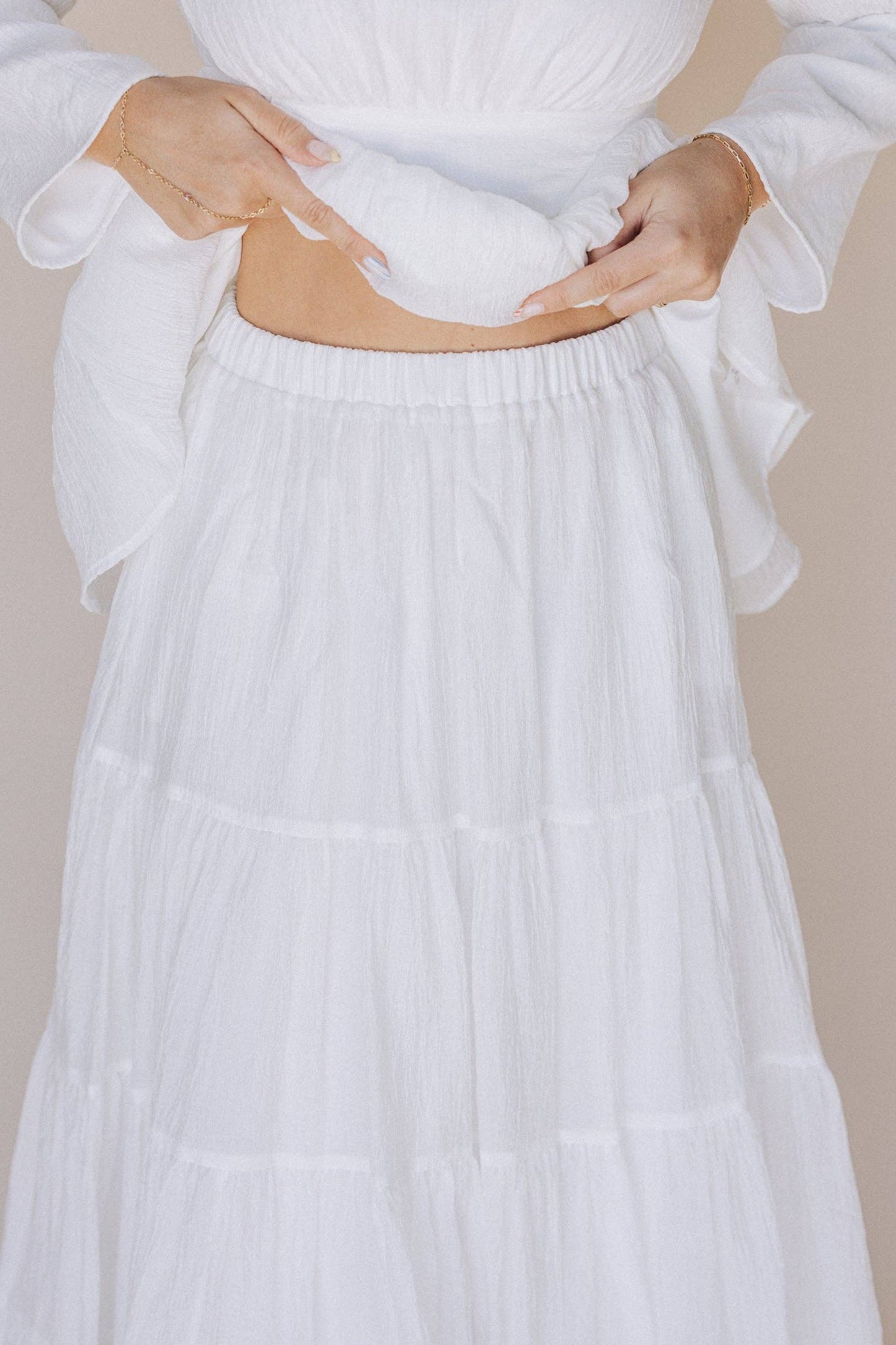 Charlie Temple Set - 2 piece / Simple Wedding Dress