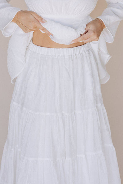 Charlie Temple Set - 2 piece / Simple Wedding Dress
