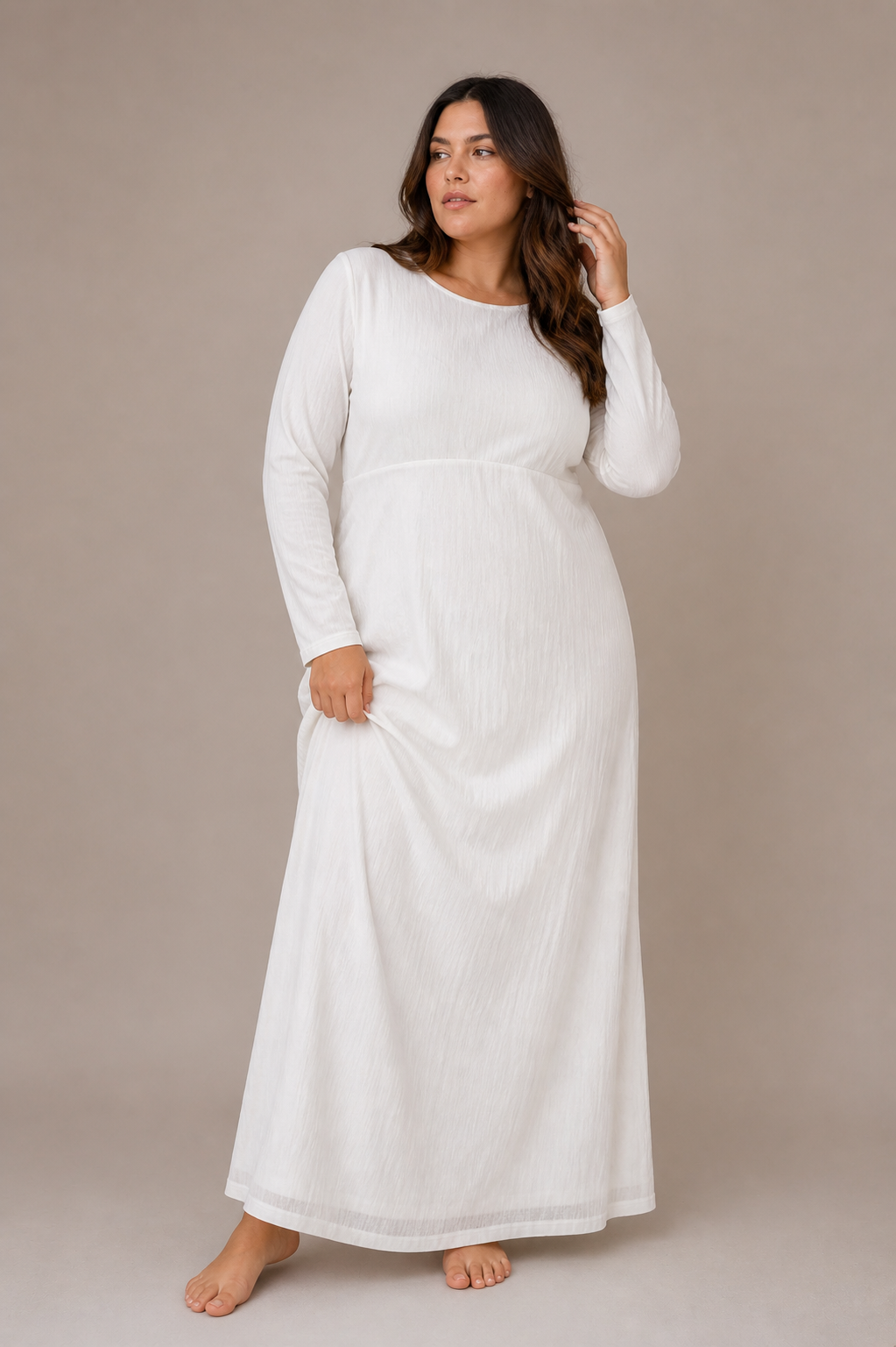 Fehrnvi Apparel - Claire LDS Temple Dress
