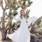 Jessie White Temple Dress / Simple Wedding Dress