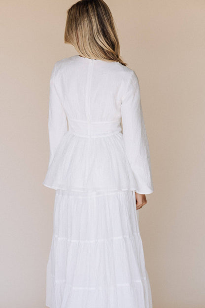 Charlie Temple Set - 2 piece / Simple Wedding Dress