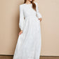 Iris White Temple Dress / Simple Wedding Dress