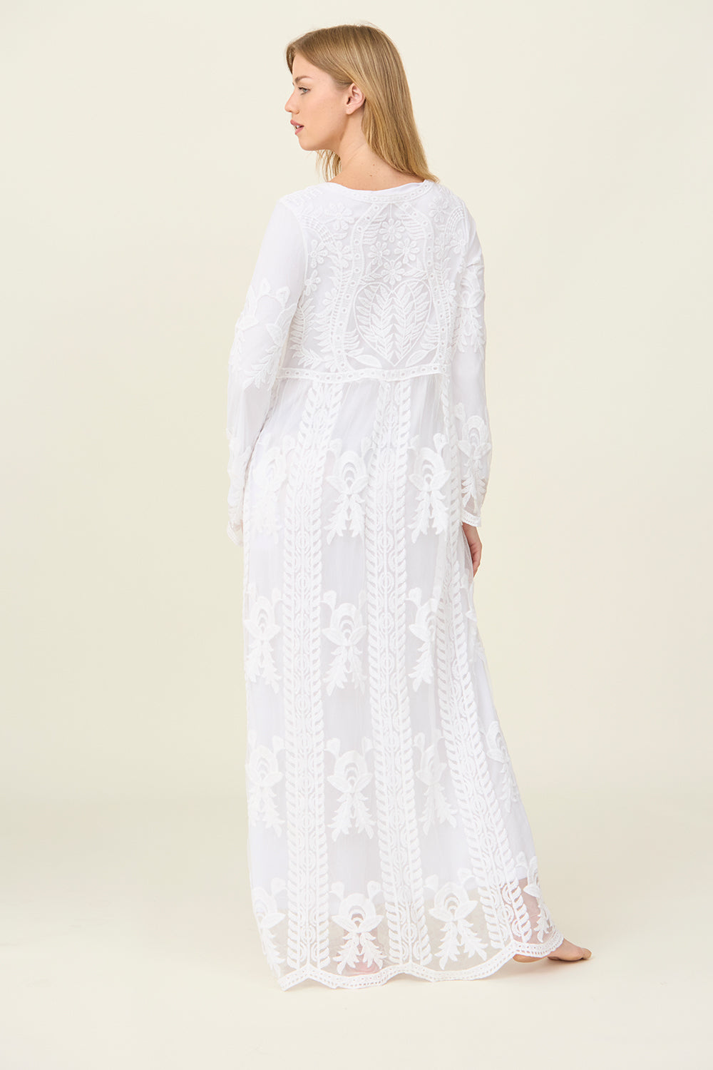Lacie White Temple / Simple Wedding Dress