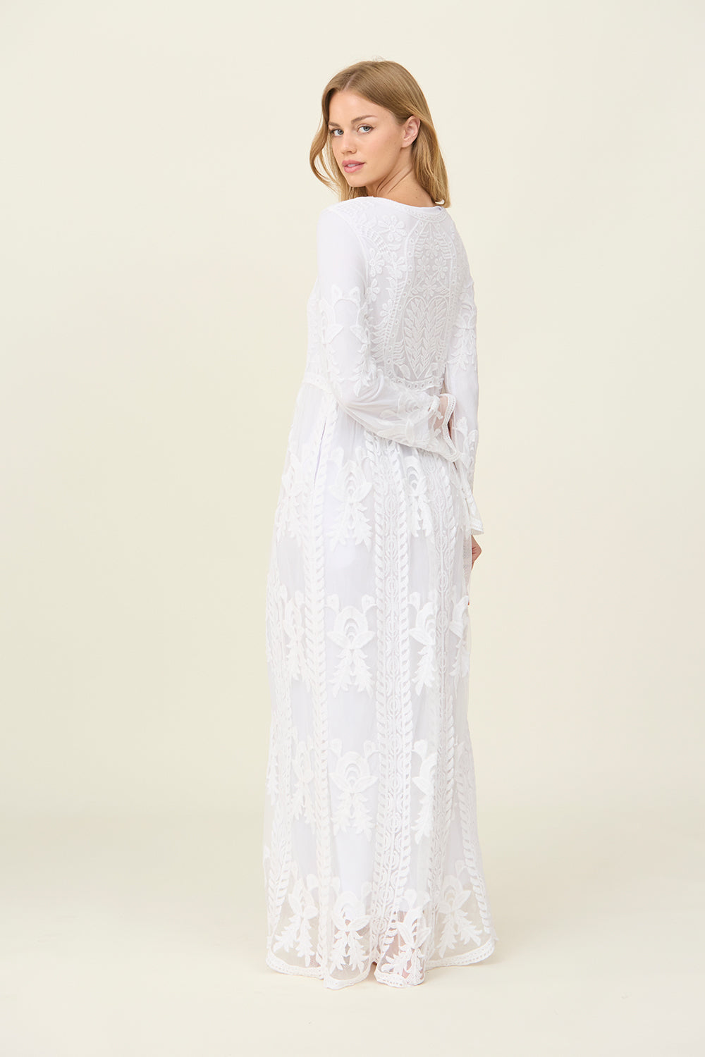 Lacie White Temple / Simple Wedding Dress REGULAR AND PETITE SIZING XS Lacie White Temple / Simple Wedding Dress REGULAR AND PETITE SIZING XS