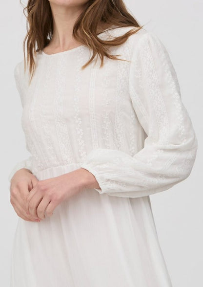 Jasmine White Temple Dress / Simple Wedding